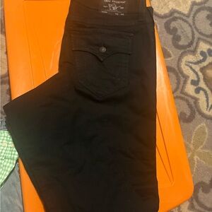 True Religion Men's Black Bootcut Jeans